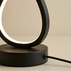 Close-up of the built-in LED light