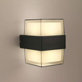 Modern outdoor wall sconce with 3000K warm light