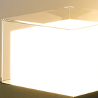Integrated LED light source of the square outdoor wall sconce