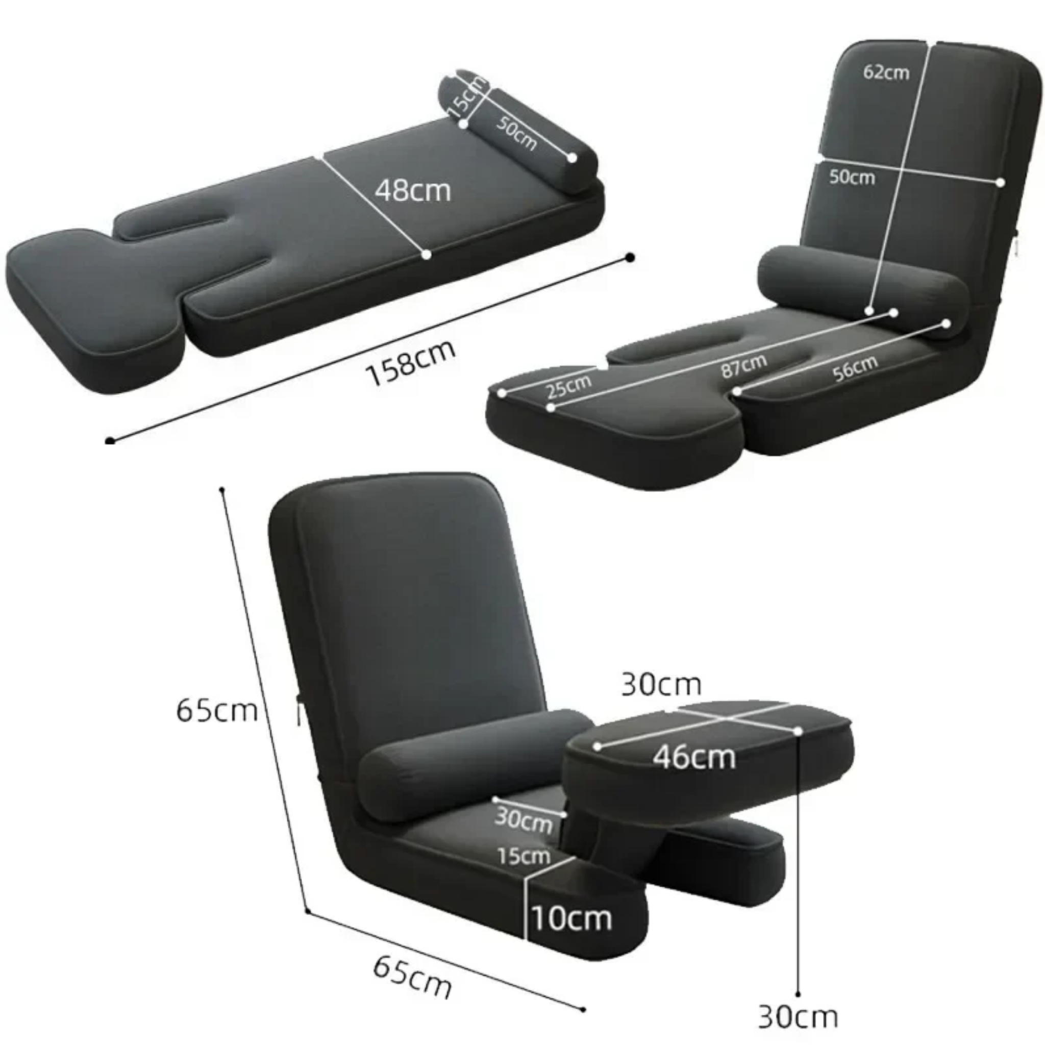 Modern tatami sofa chair dimensions