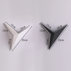 Dimensions of the modern triangle LED wall sconce