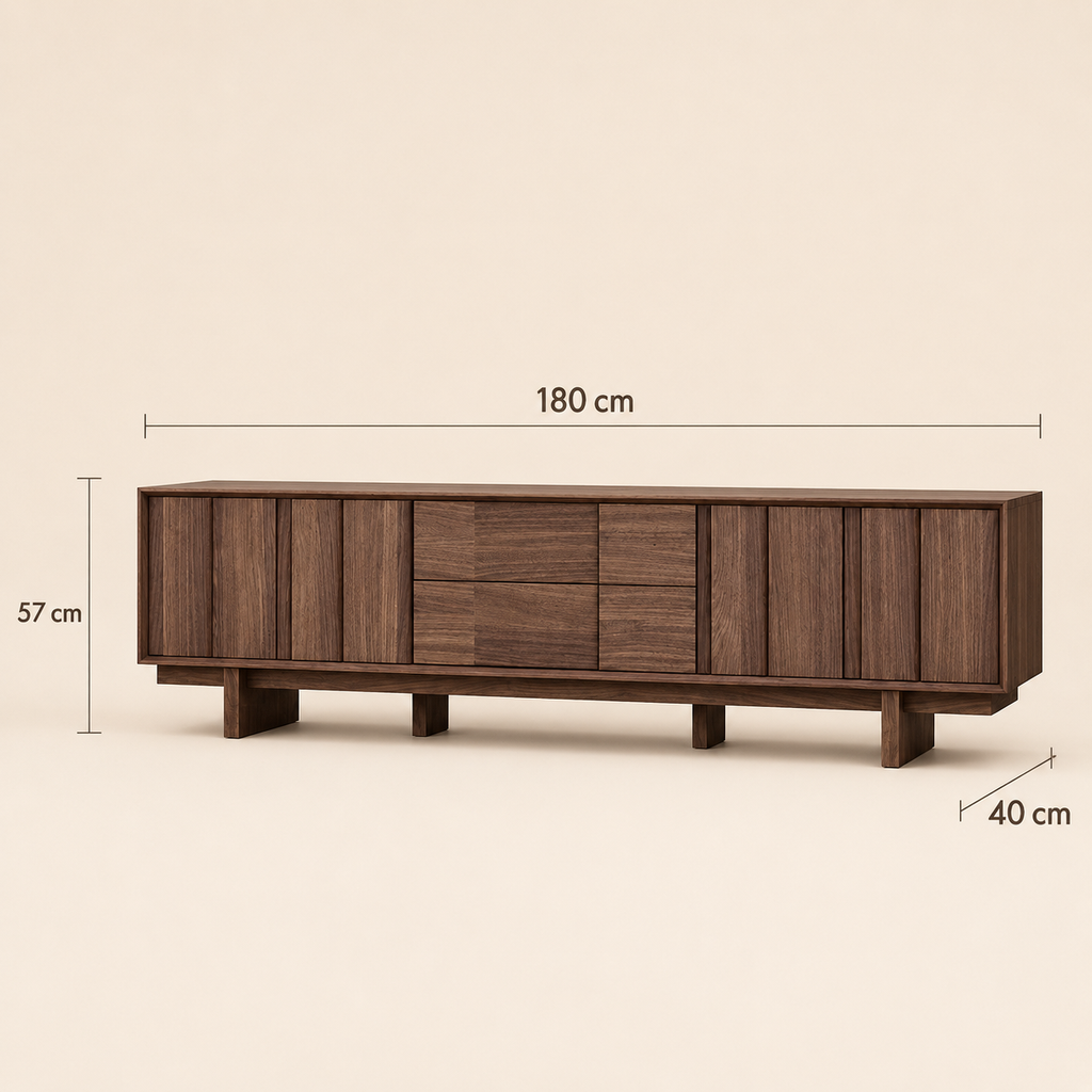 180 cm modern wood TV stand