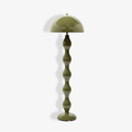 Mushroom floor lamp in green color