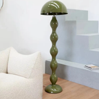 Modern mushroom floor lamp in a modern interior