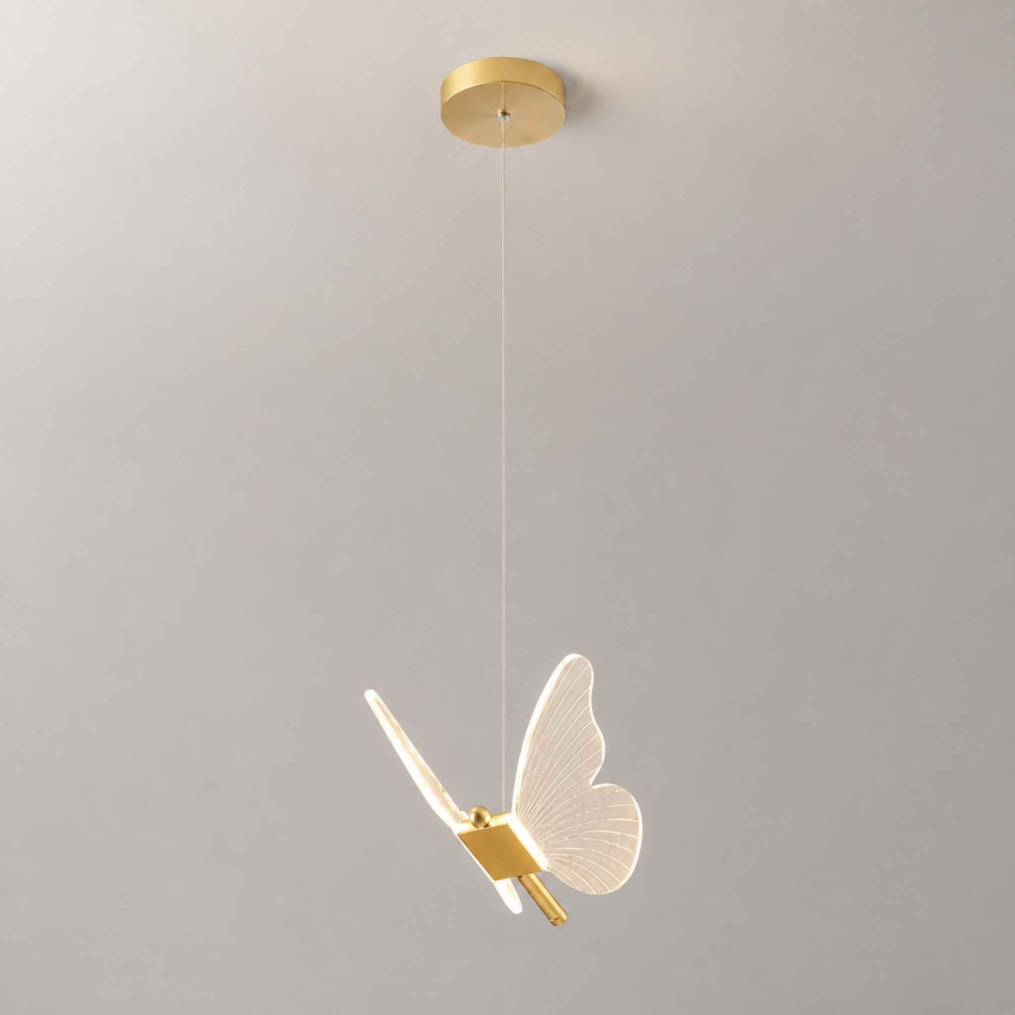 Nordic butterfly LED pendant hanging ceiling light 1 light