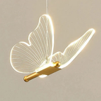 Close-up of the butterfly design