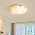 Nordic cloud LED light in a kids study room