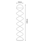 Dimensions of the Nordic cream gourd floor lamp