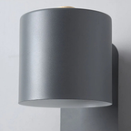 Close-up of the iron frame of the Nordic wall sconce