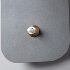 Built-in switch on the Nordic LED wall sconce