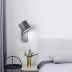 Nordic modern LED wall sconce in a bedroom