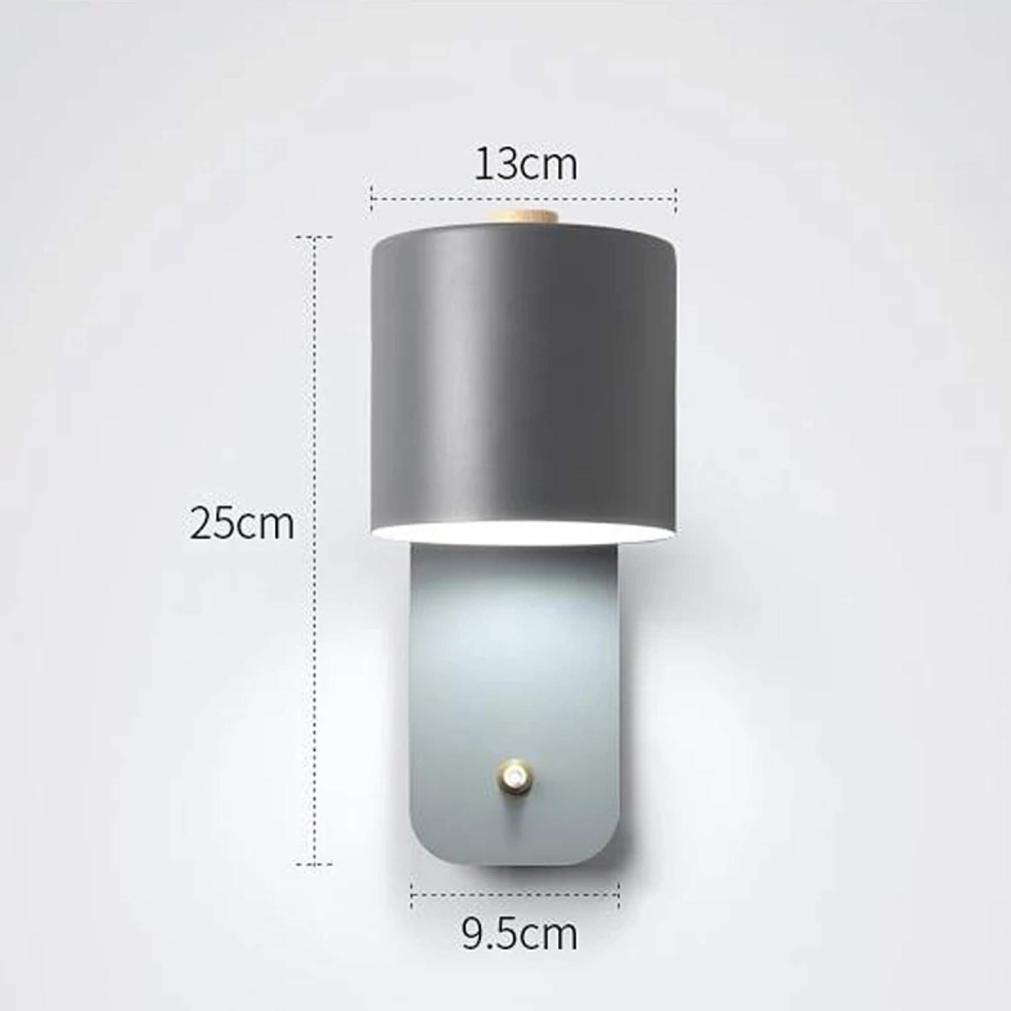 Dimensions of the Nordic modern LED wall sconce