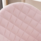 Nordic velvet study chair with comfortable upholstered seat