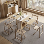 Scandinavian dining table and chair set for dining room and kitchen