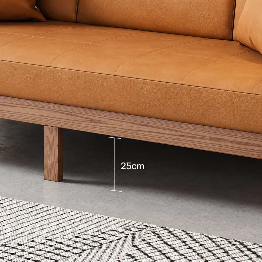 Solid wood sofa bed dimensions