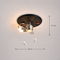 Dimensions of the space satellite ceiling light small size