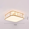 Dimensions of the 30 cm square crystal LED chandelier