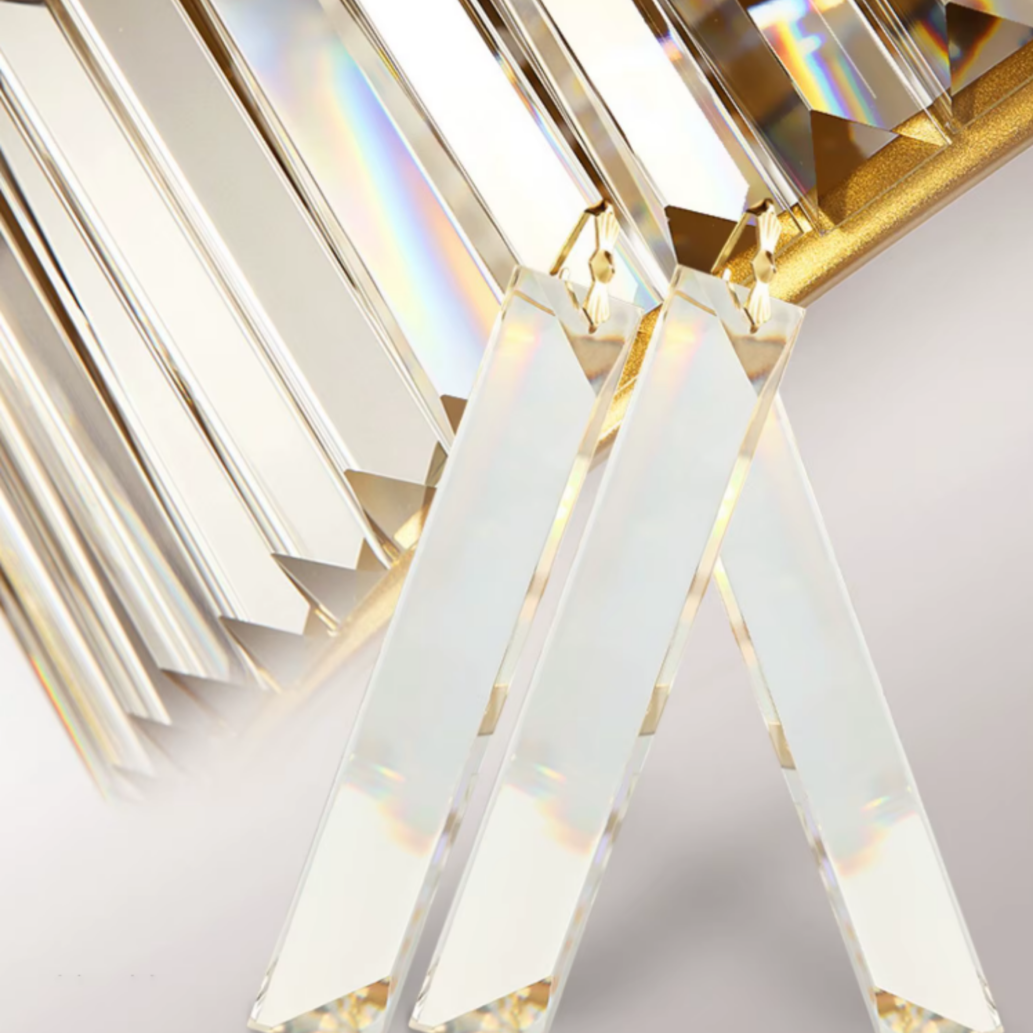 Close-up of the crystal details