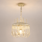 Traditional French vintage crystal pendant ceiling light 30 cm