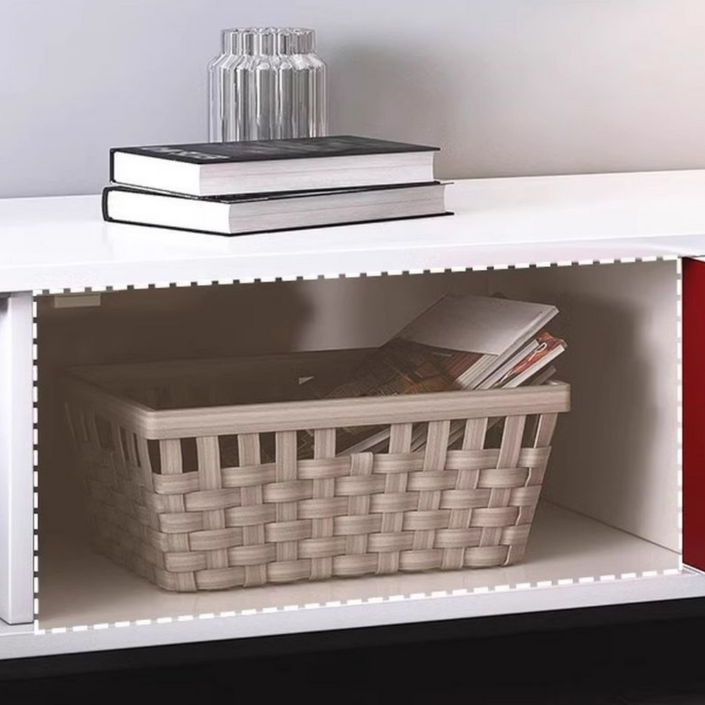 TV stand with four storage drawers