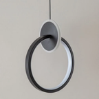Unlit modern round LED hanging light
