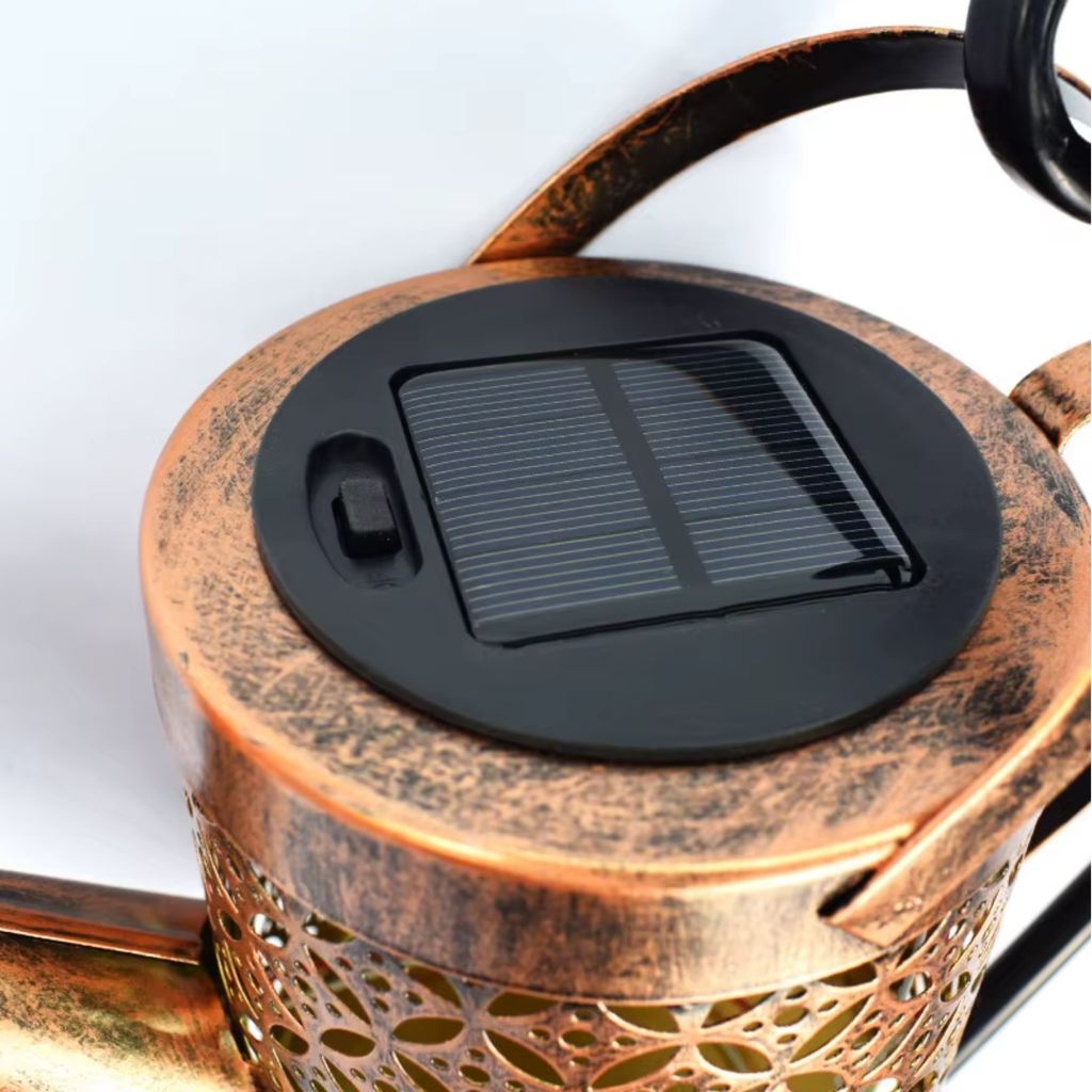 Close-up of the outdoor floor lamp base