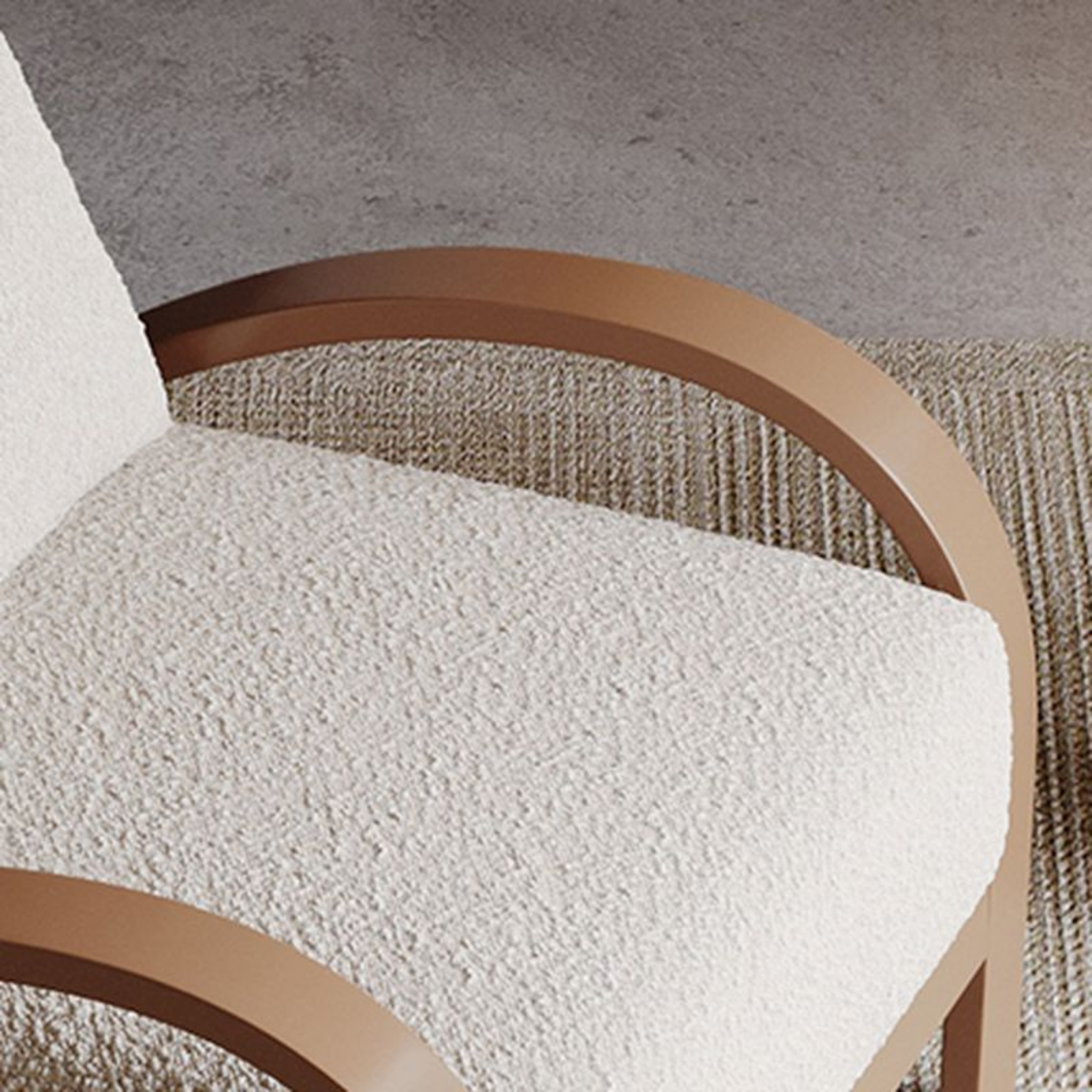 Vintage Sherpa accent chair product details
