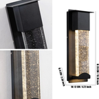 Dimensions of the waterproof outdoor LED wall light