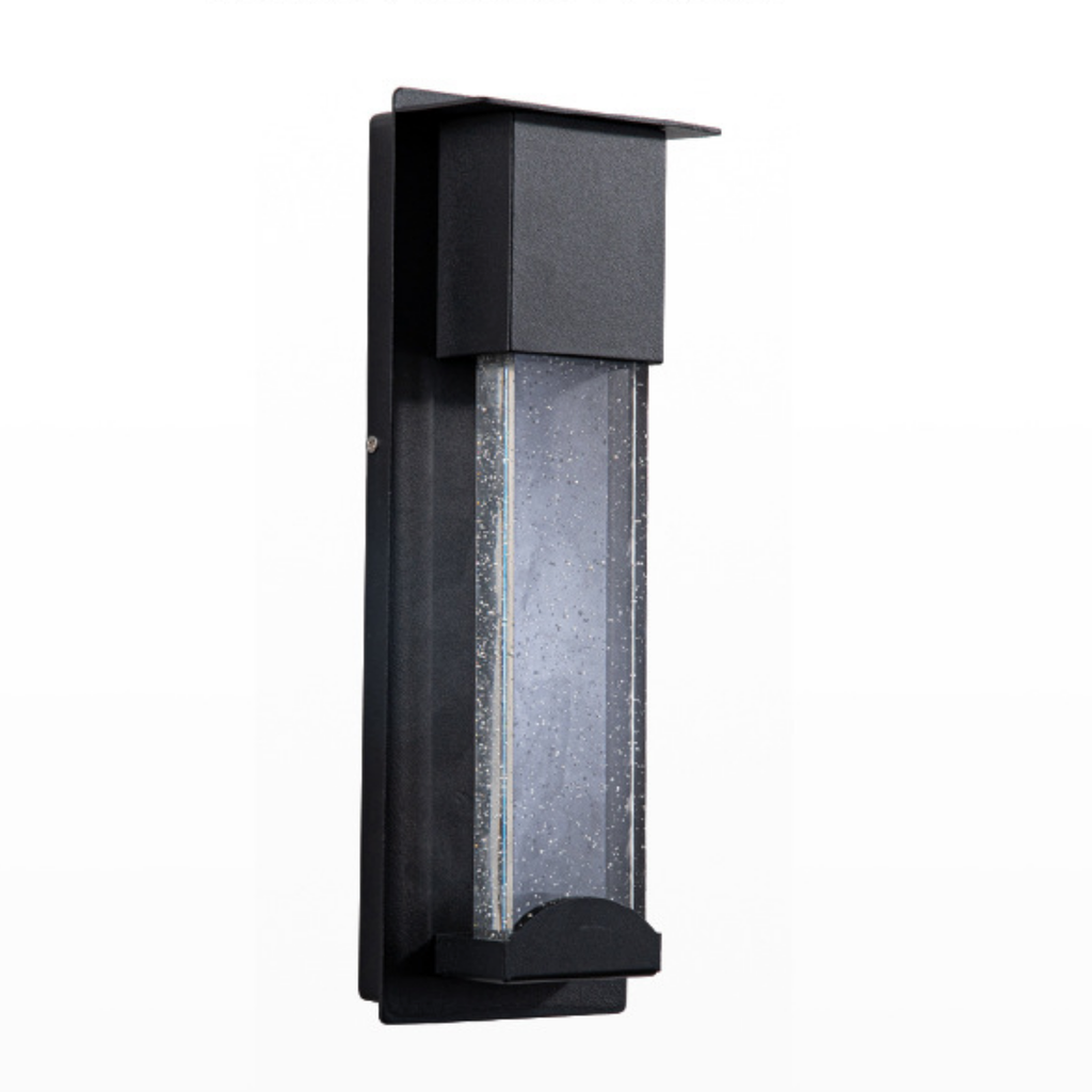 Waterproof outdoor LED wall light turned off