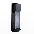 Waterproof outdoor LED wall light turned off